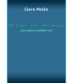 Partition Gitter fûr Gitarre par Clara Maïda