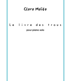 Partition Le livre des trous par Clara Maïda