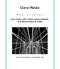 Partition Web studies par Clara Maïda