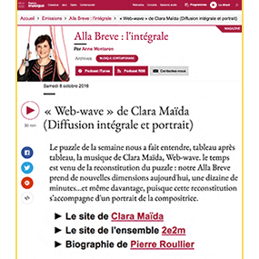 France Musique - Alla Breve